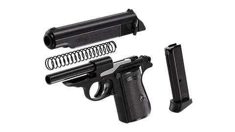 PP 3.9 in Black 7RD .380 ACP 5