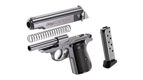 PP 3.9 in Stainless 8RD 32 ACP 5