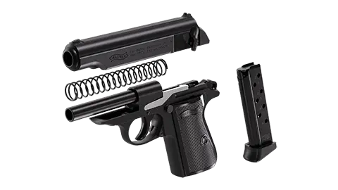 PP 3.9 in Black 8RD 32 ACP 5