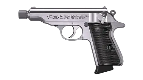 PP SD 3.9 in Stainless 8RD 32 ACP 3