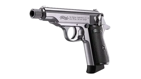 PP SD 3.9 in Stainless 8RD 32 ACP 2