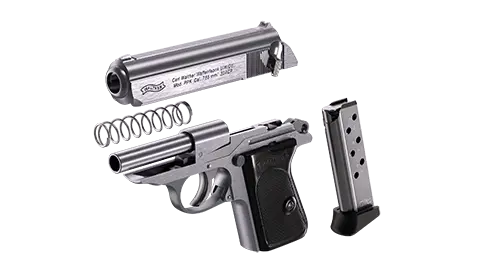 PPK 3.3 in Stainless 7RD 32 ACP 5