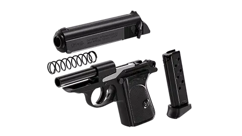 PPK 3.3 in Black 7RD 32 ACP 5
