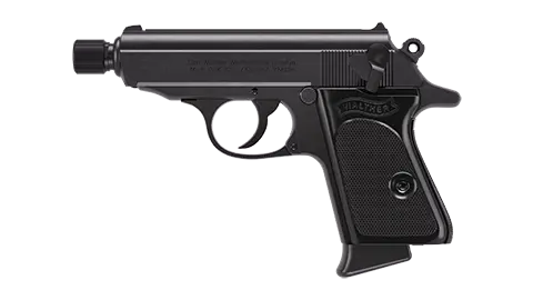 PPK SD 3.3 in Black 7RD 32 ACP 3