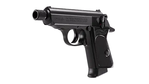 PPK SD 3.3 in Black 7RD 32 ACP 2