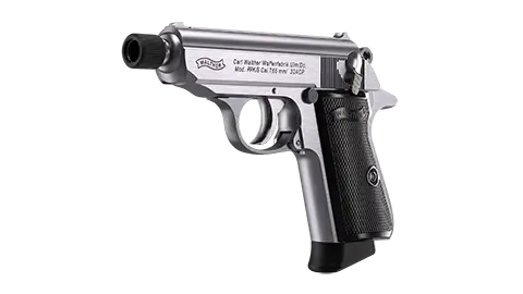 PPK/S SD 3.3 in Stainless 8RD 32 ACP 2