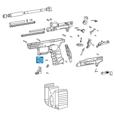 P22 TAKEDOWN LEVER