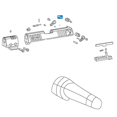 P22 Rear Sight Screw